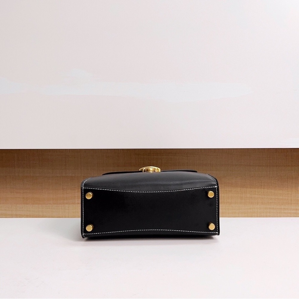 COACH Sammy Top Handle Satchel in Smooth Leather - Picture 7 of 9